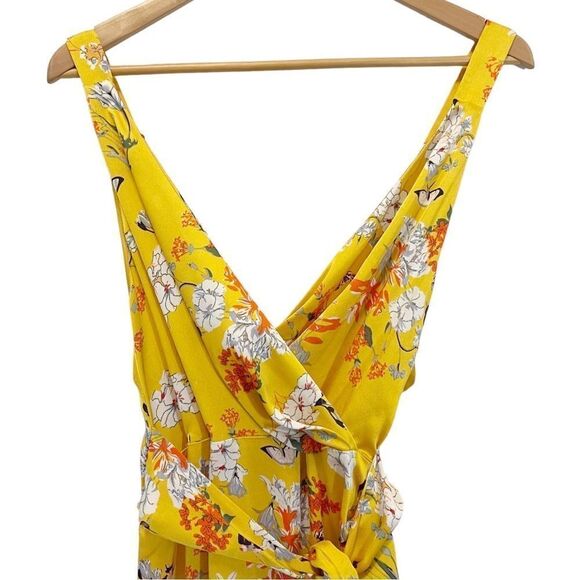 Bronx & Banco Narciss Yellow Floral Maxi Dress in Size S/US4 - Picture 4 of 13
